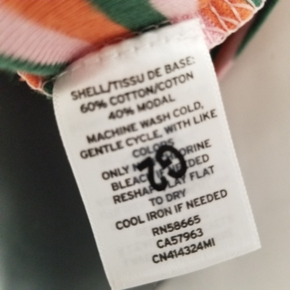 Caslon striped long styled tank top - Picture 5 of 7